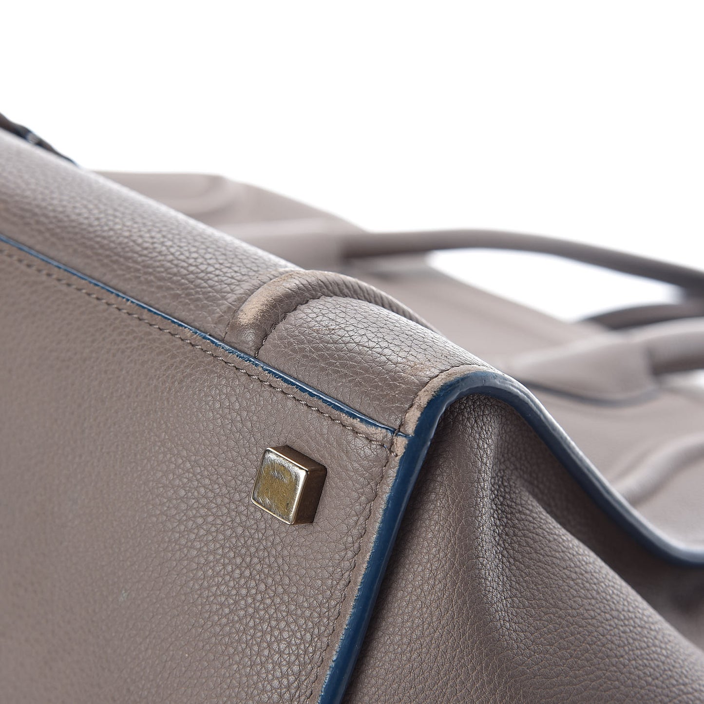 Baby Grained Calfskin Medium Phantom Luggage Taupe