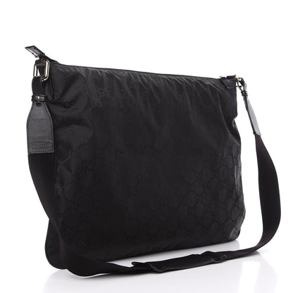 Gucci Nylon Monogram Messenger Black 2 of 12