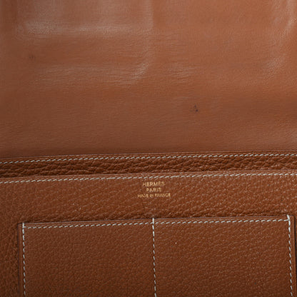Hermes Togo Dogon Duo Wallet Gold 9 of 10