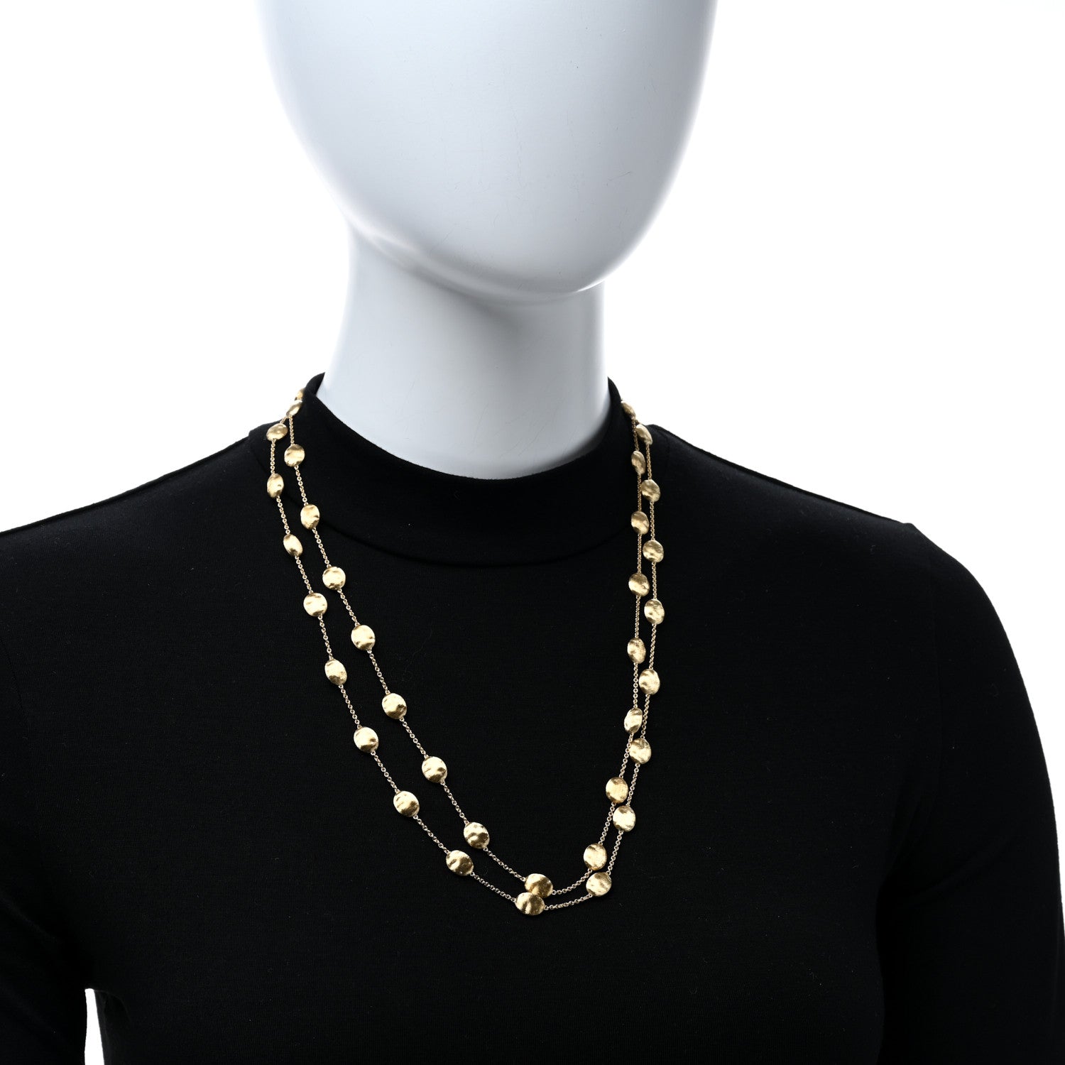 Marco Bicego 18K Yellow Gold Siviglia Extra Long Necklace 2 of 4