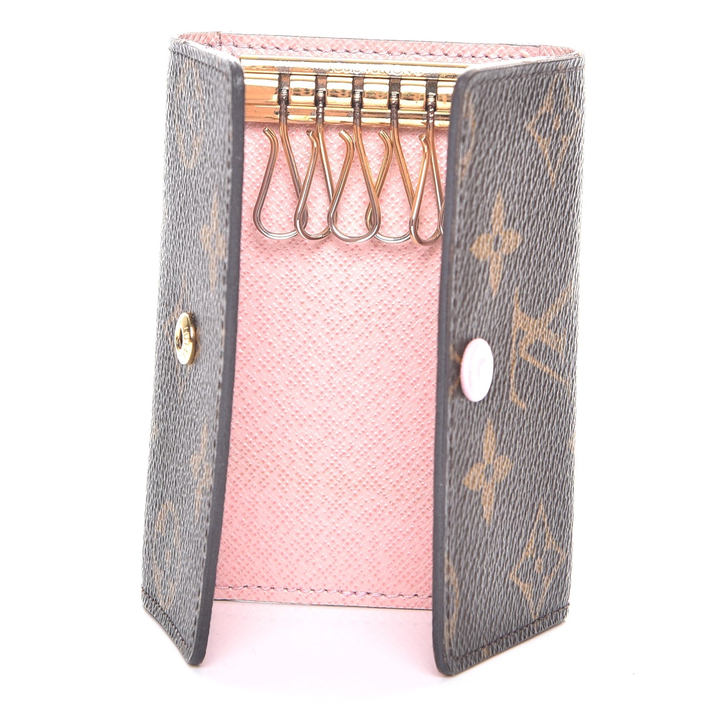 Monogram Multicles 6 Key Holder Rose Ballerine