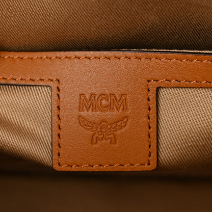 MCM Visetos Klassik Crossbody Bag Cognac 7 of 10