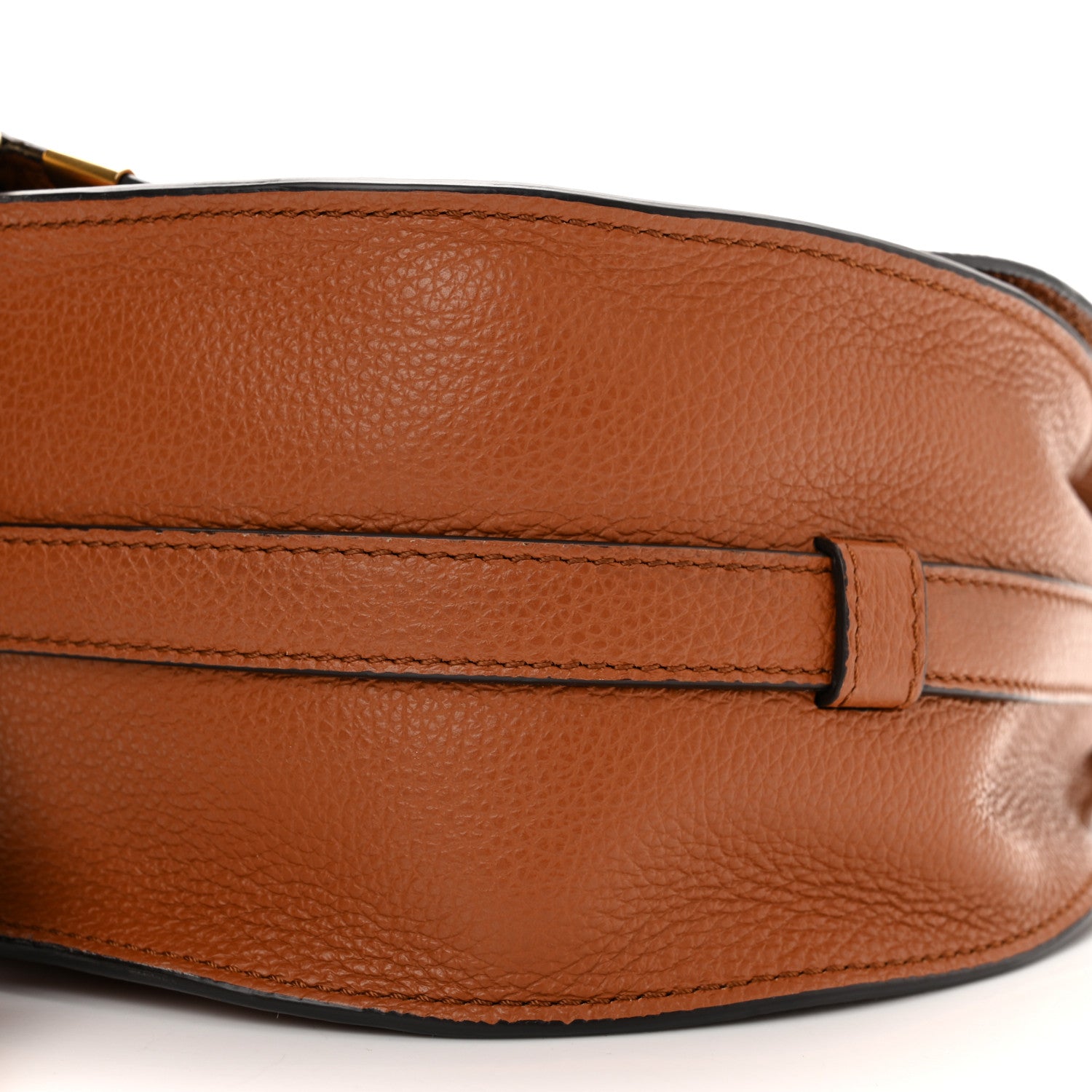 Chloe Calfskin Medium Marcie Round Crossbody Bag Tan 10 of 10