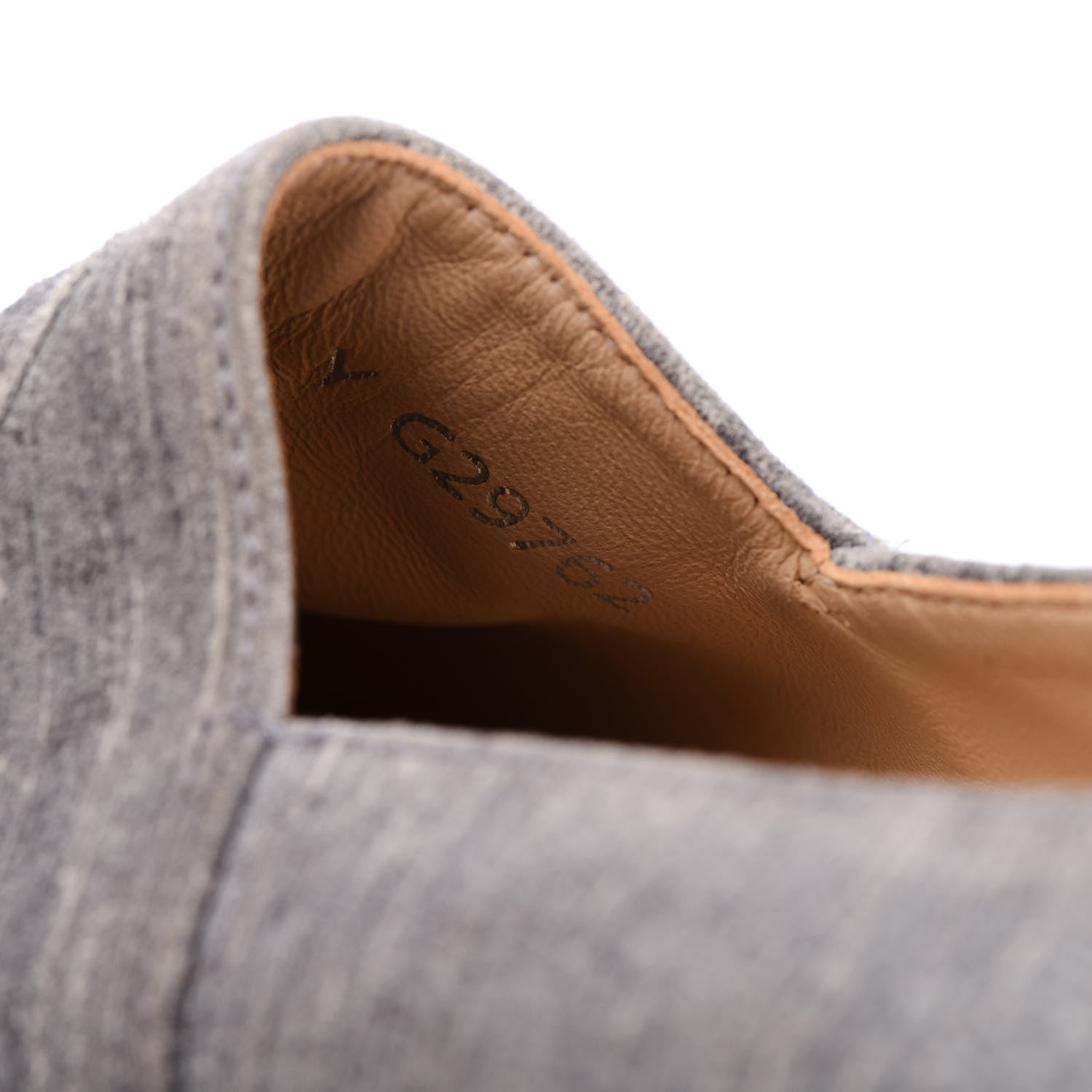 Chanel Striated Suede Espadrilles 37 Dark Grey 8 of 8