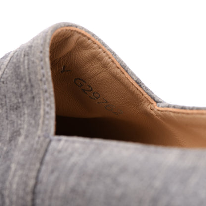 Chanel Striated Suede Espadrilles 37 Dark Grey 8 of 8