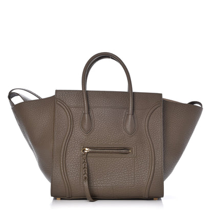 Celine Bullhide Medium Phantom Luggage Taupe 1 of 9