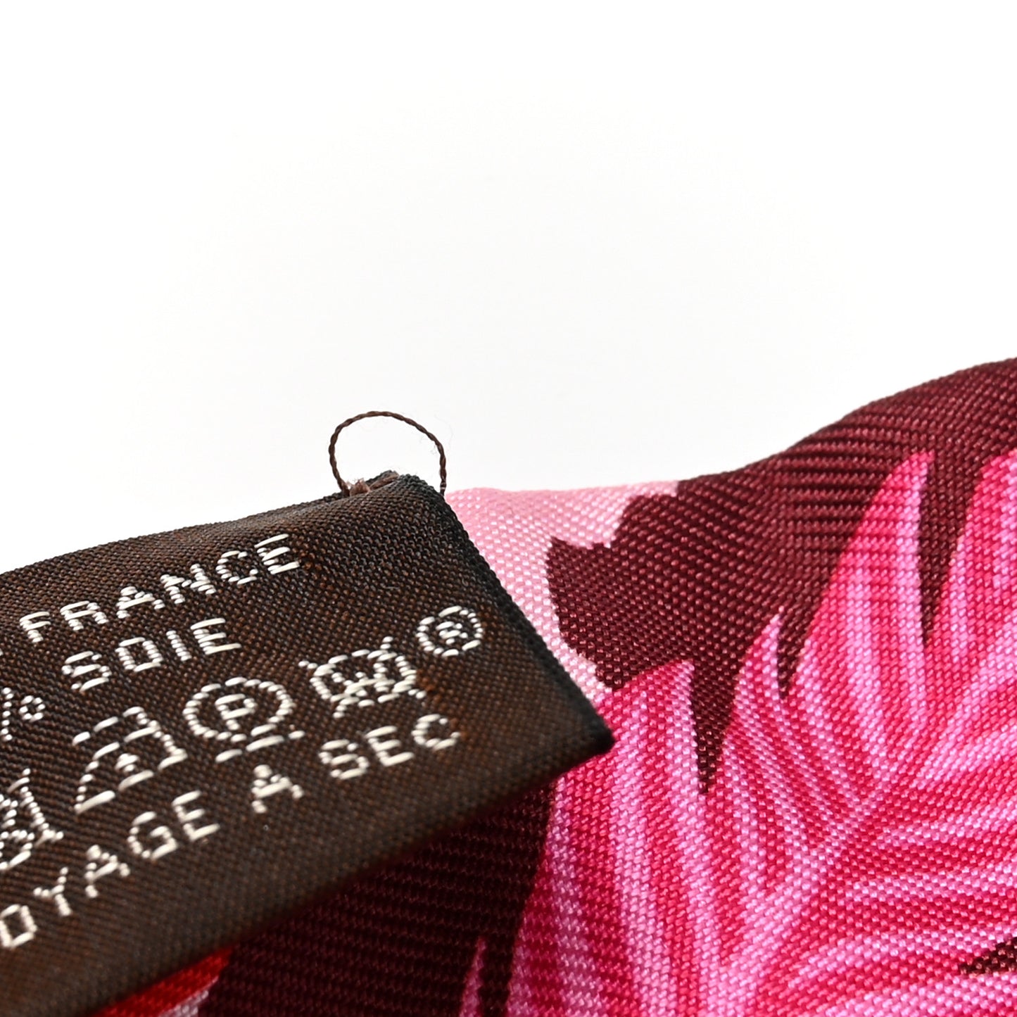 Silk Jaguar Quetzal Twilly Fuchsia Rose Bordeaux