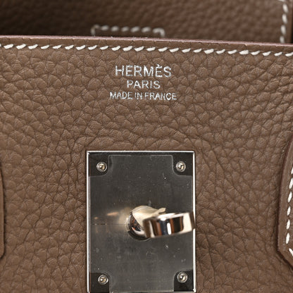 Hermes Togo Birkin 30 Etoupe 6 of 11