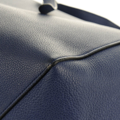 Celine Soft Grained Calfskin Medium Belt Cabas Phantom Indigo 8 of 10