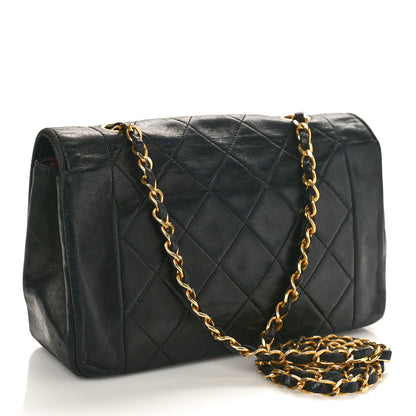 Chanel Lambskin Quilted Small Single Flap Black 2 of 10