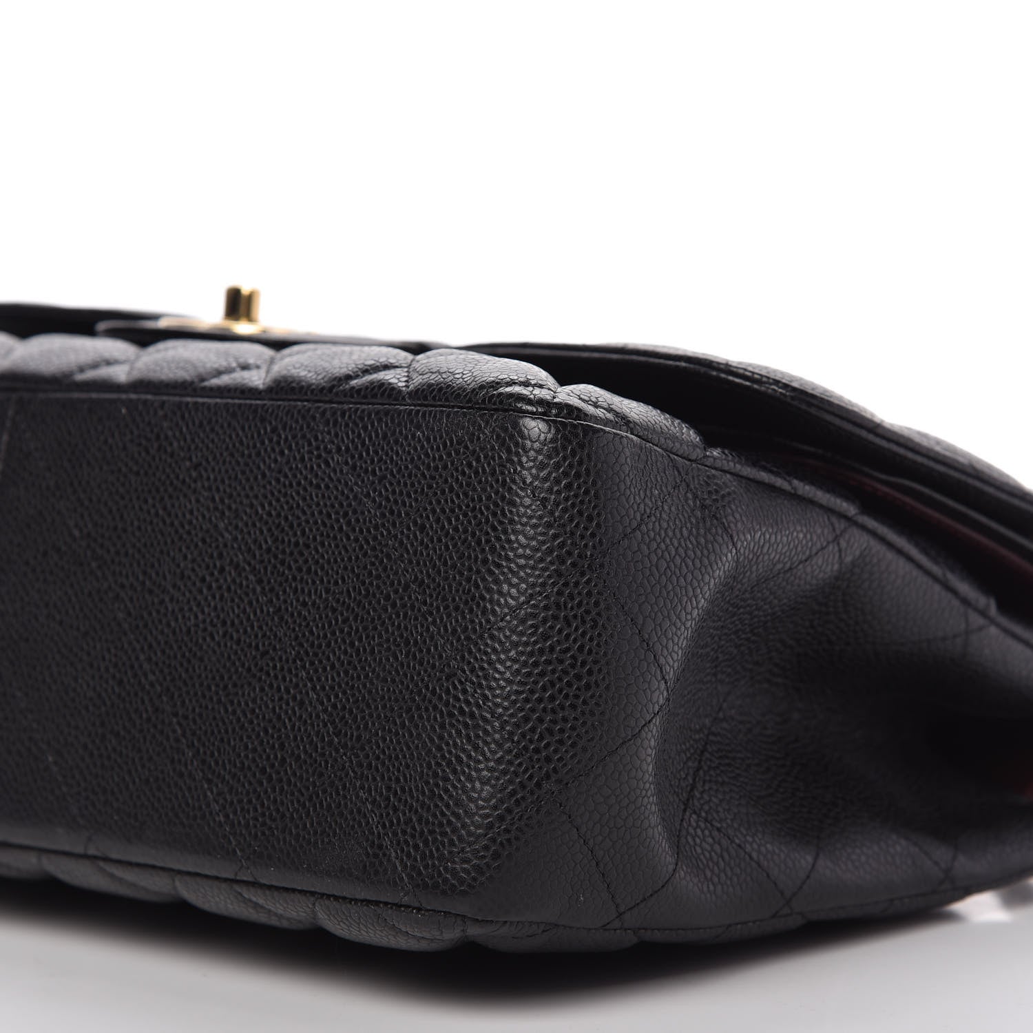 Chanel Caviar Quilted Jumbo Double Flap Black 7 of 10