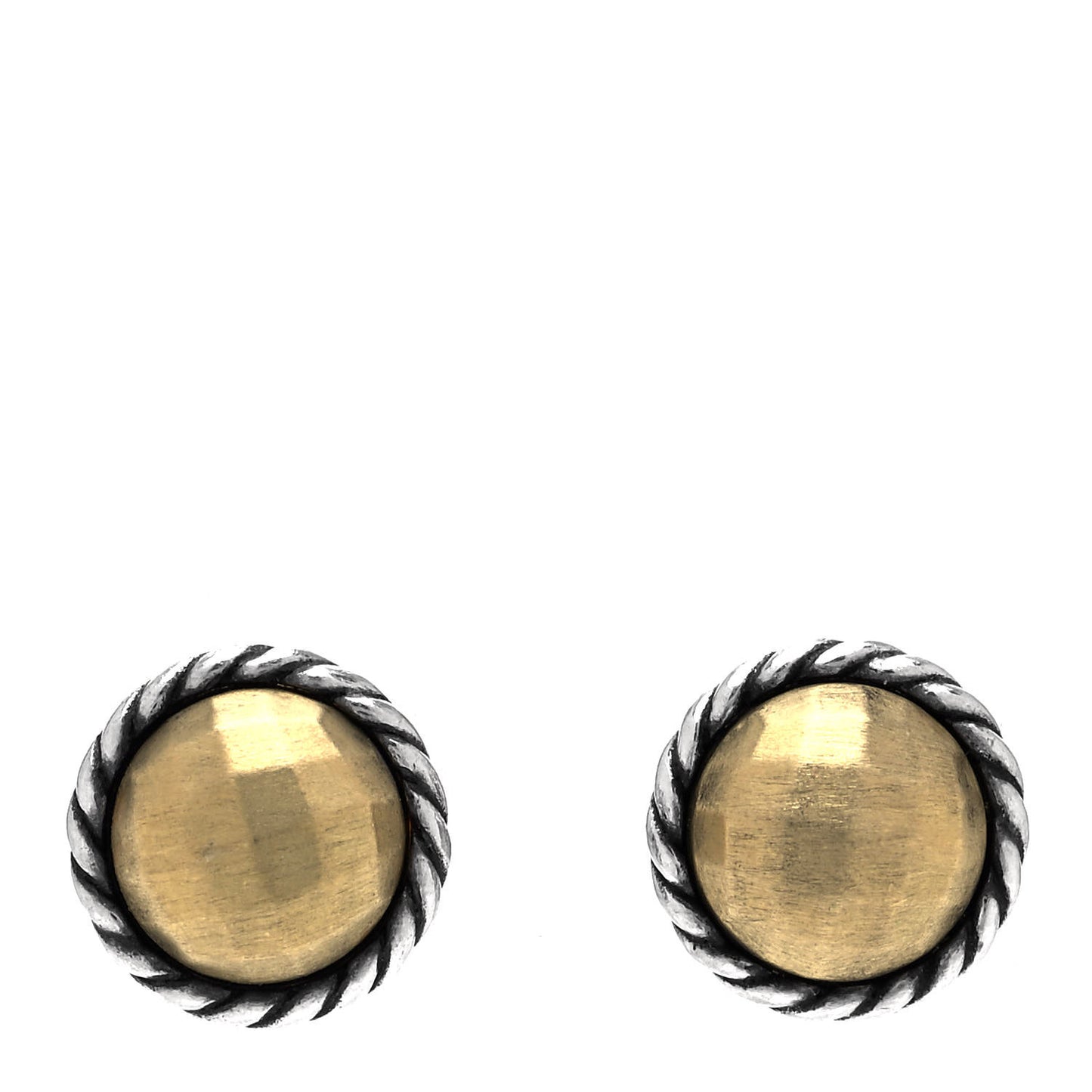 Sterling Silver 18K Yellow Gold Chatelaine Earrings