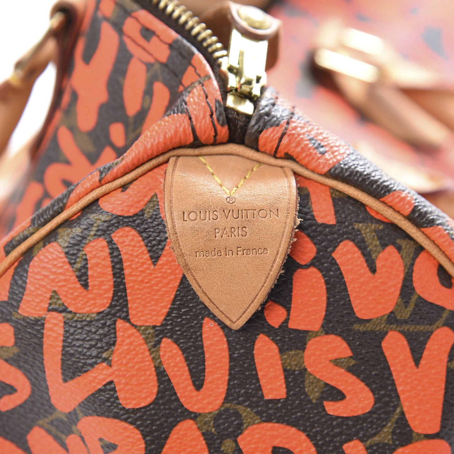 Monogram Graffiti Speedy 30 Orange