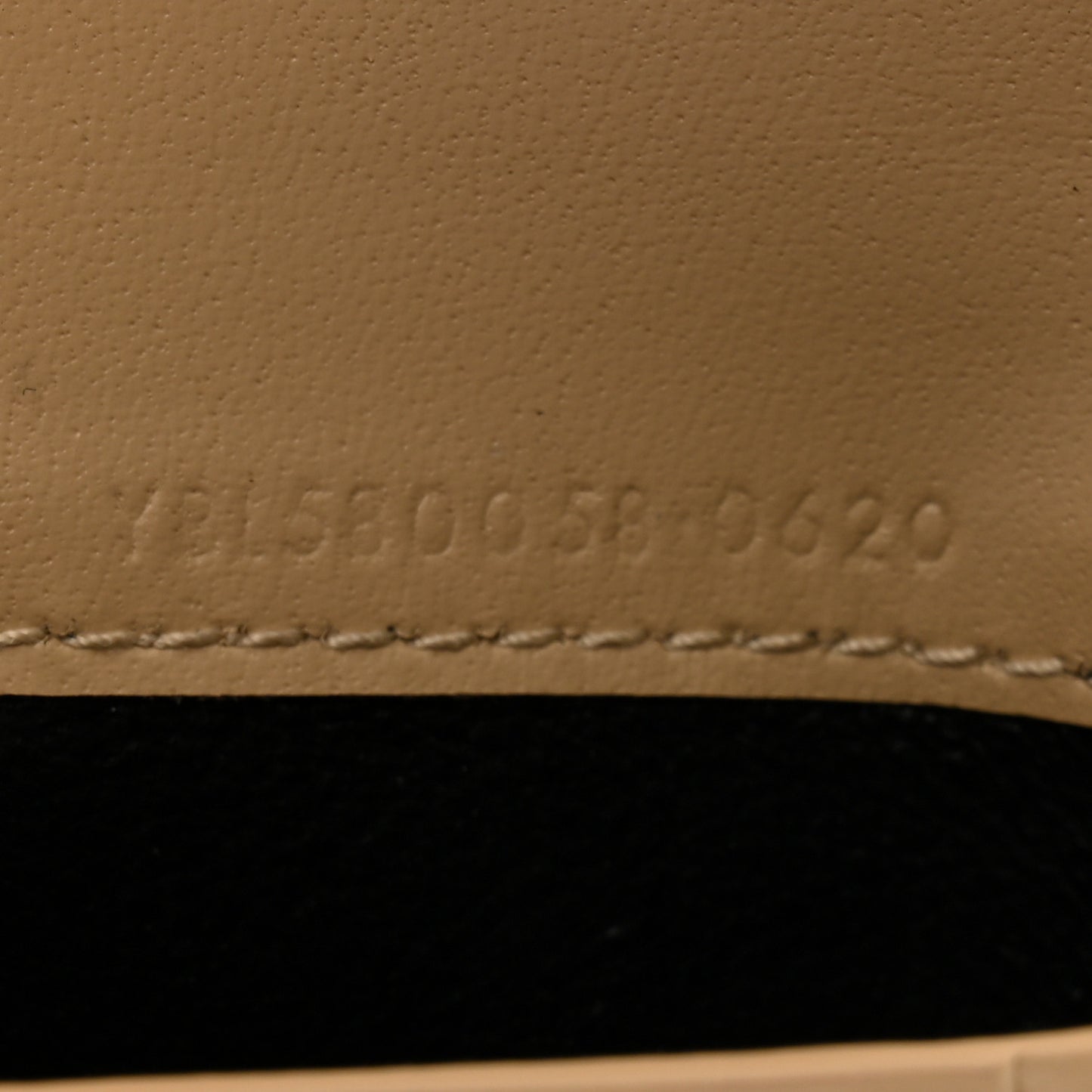 SAINT LAURENT Calfskin Monogram Bi-Fold Zipped Wallet Nude Powder