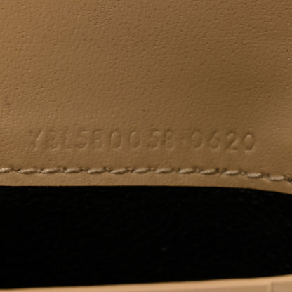Saint Laurent SAINT LAURENT Calfskin Monogram Bi-Fold Zipped Wallet Nude Powder 7 of 11
