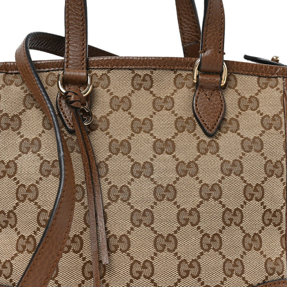 Gucci Monogram Small Bree Tote Beige Tabacco 8 of 10