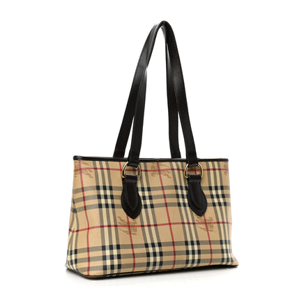 Burberry Haymarket Check Medium Regent Tote Chocolate 2 of 14
