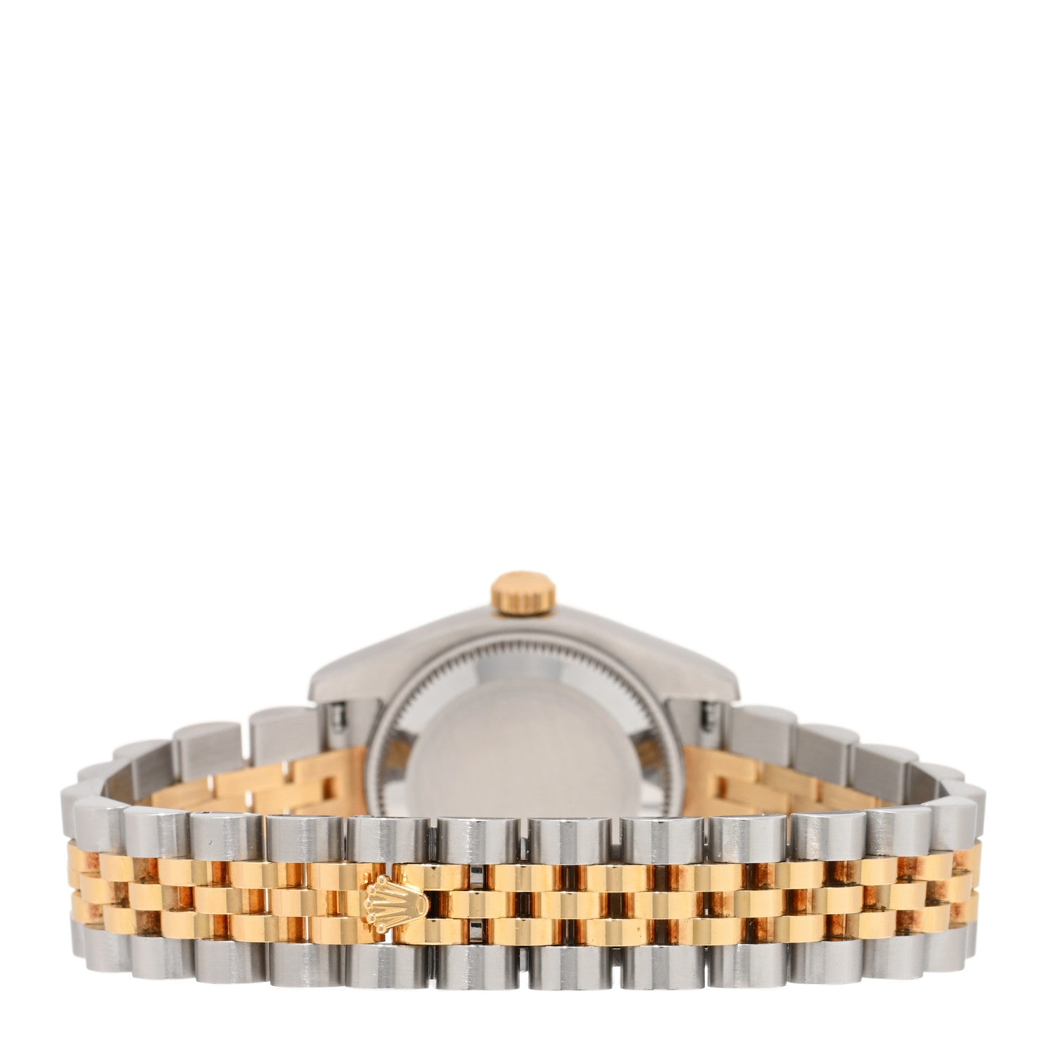 Rolex Stainless Steel 18K Yellow Gold Diamond 26mm Oyster Perpetual Datejust Watch White 179173 3 of 5