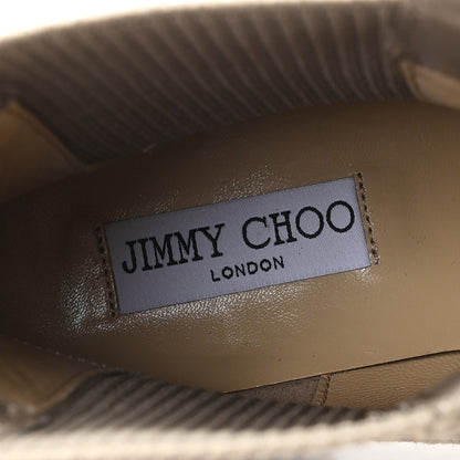 Jimmy Choo Suede Thessaly Ankle Boots 38 Taupe 8 of 9