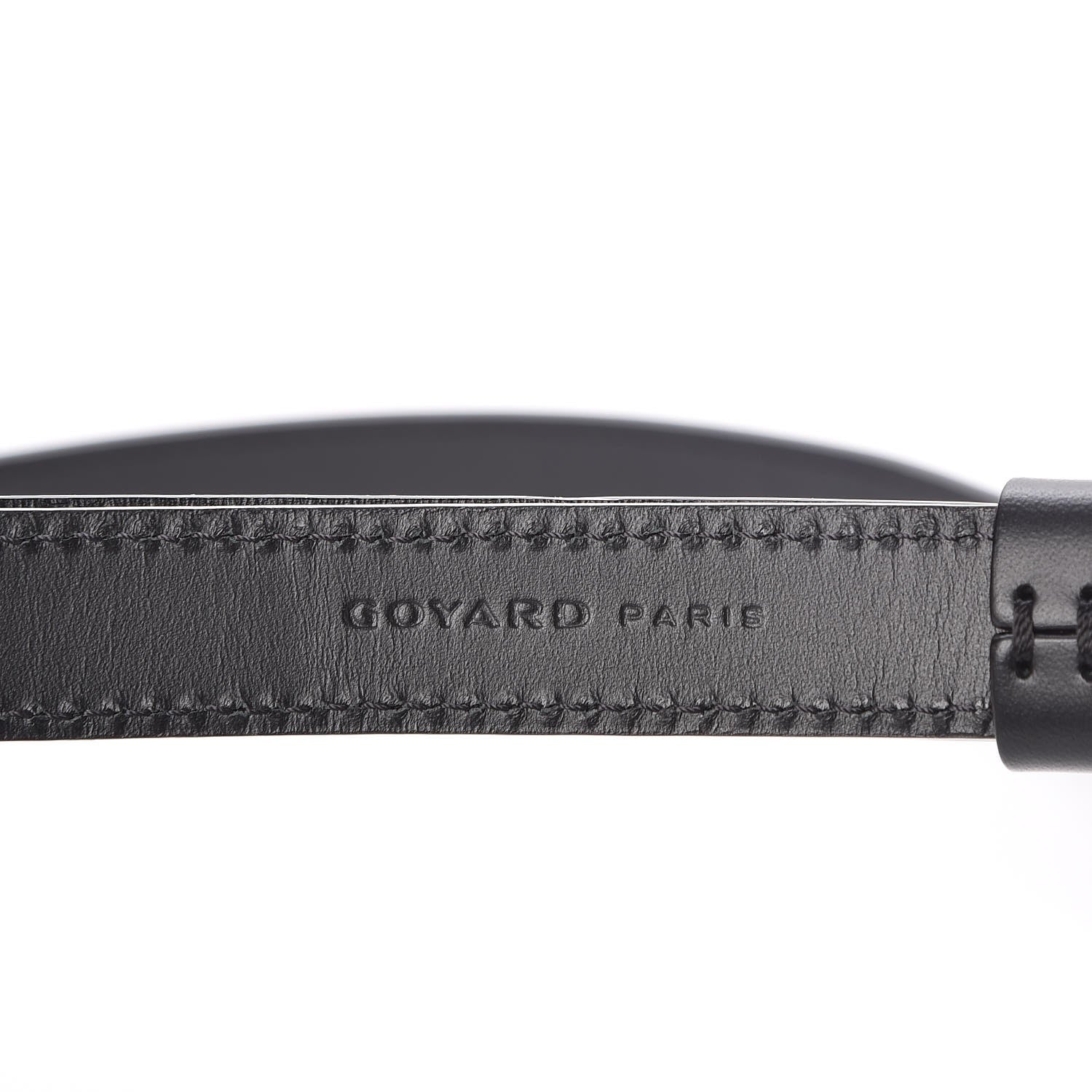 Goyard Calfskin Adjustable Shoulder Strap Black 3 of 4