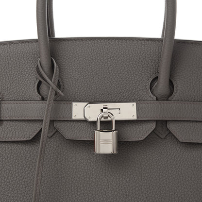 Hermes Togo Birkin 35 Etain 10 of 11