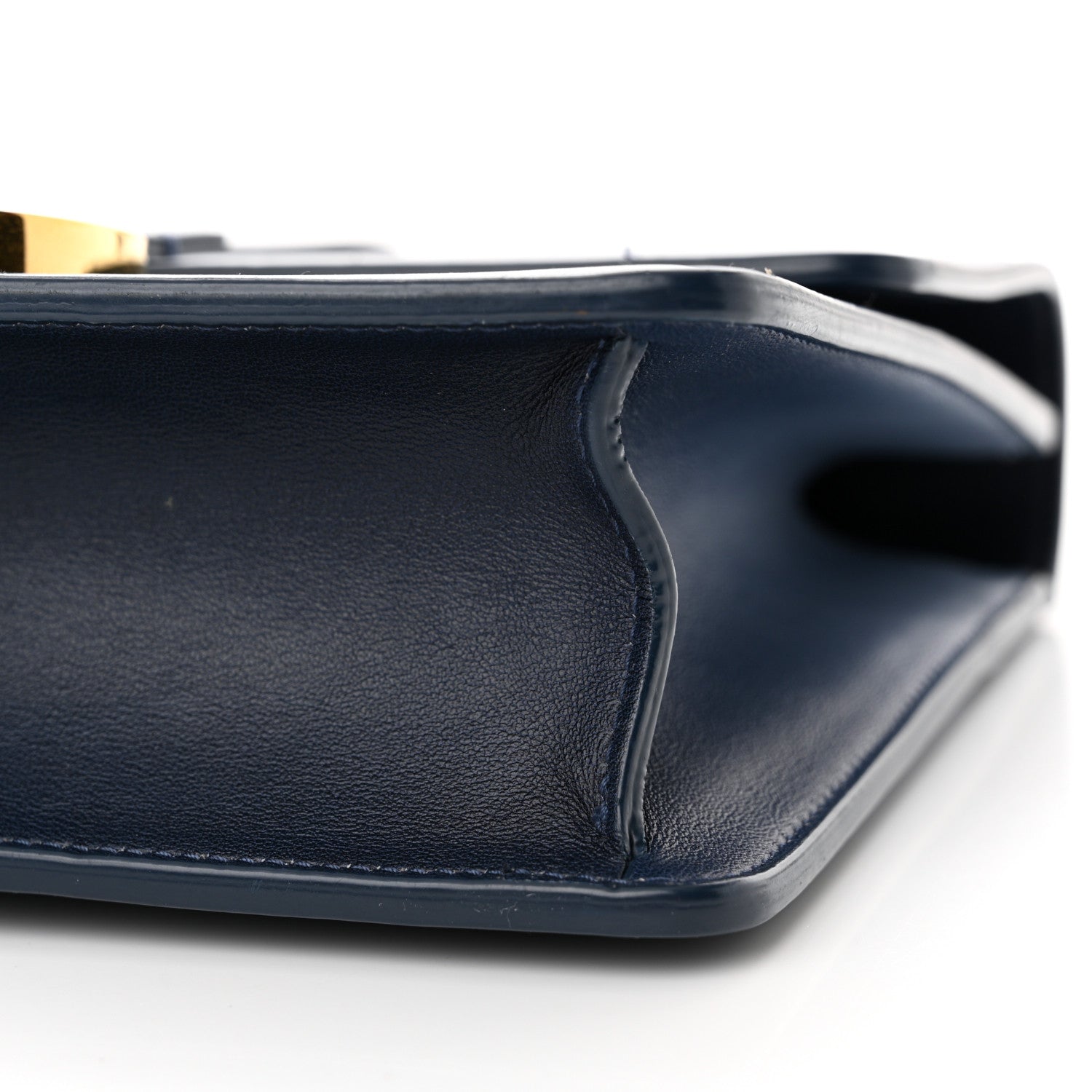 Christian Dior Smooth Calfskin 30 Montaigne Flap Bag Indigo Blue 9 of 14
