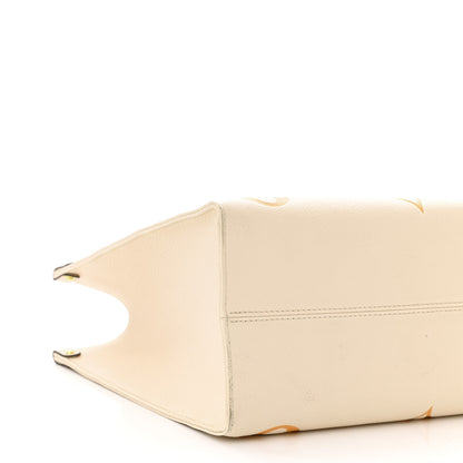 Louis Vuitton Empreinte Monogram Giant By The Pool Onthego MM Cream Saffron 8 of 12