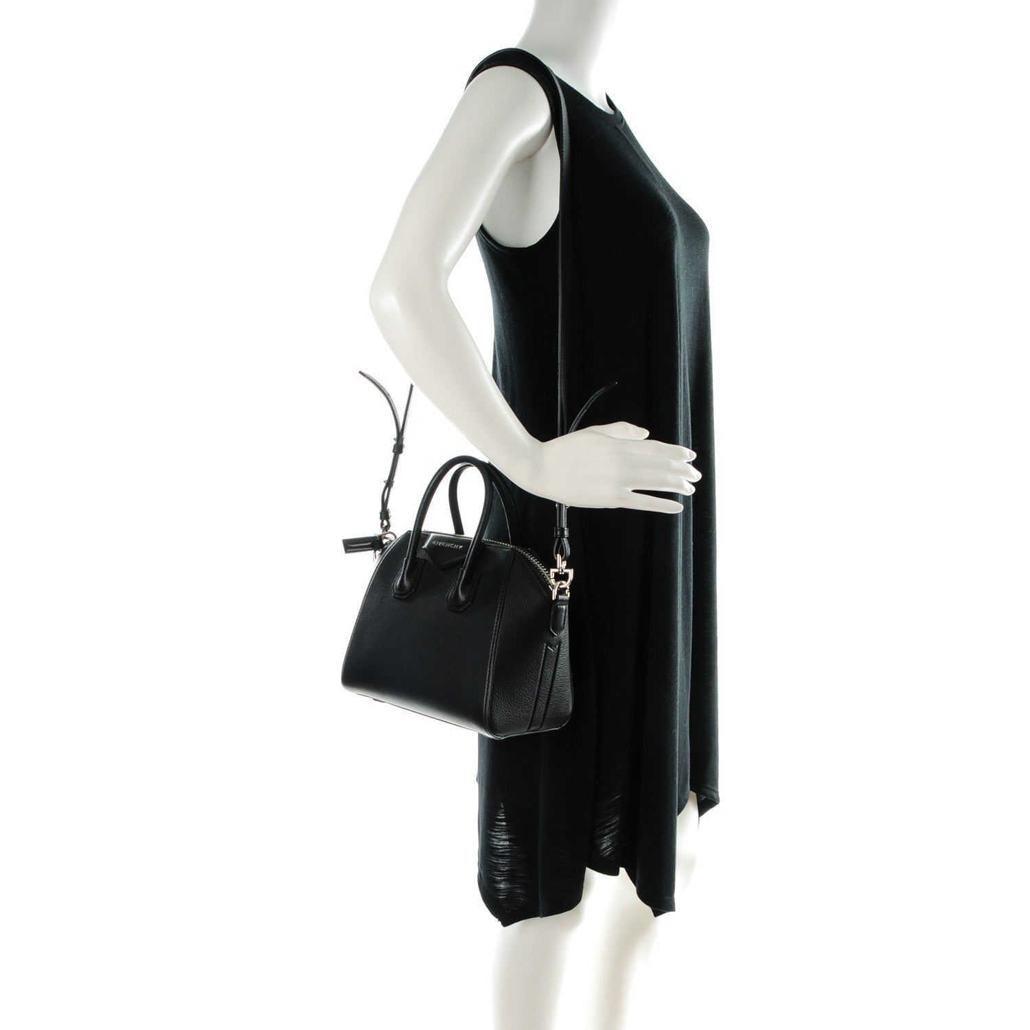 Givenchy Sugar Goatskin Mini Antigona Black 2 of 7