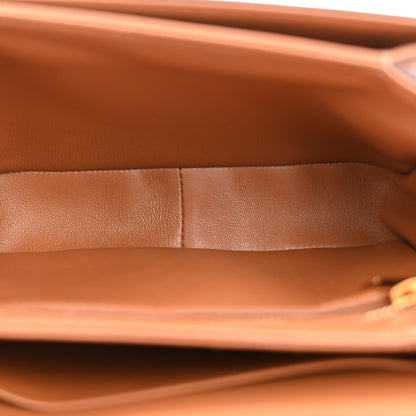 Celine Calfskin Triomphe Canvas Teen Triomphe Bag Tan 5 of 12