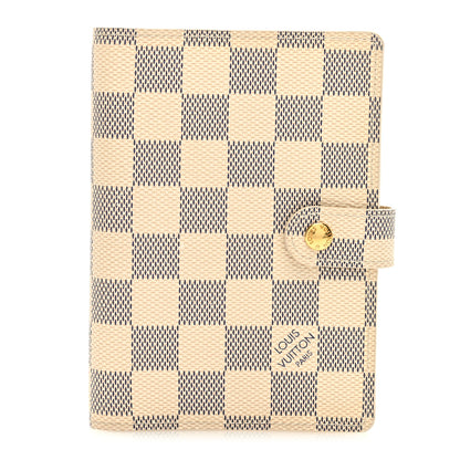 Louis Vuitton Damier Azur Small Ring Agenda Cover 1 of 6