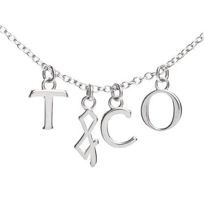 Tiffany Sterling Silver Charms Pendant Necklace 6 of 7