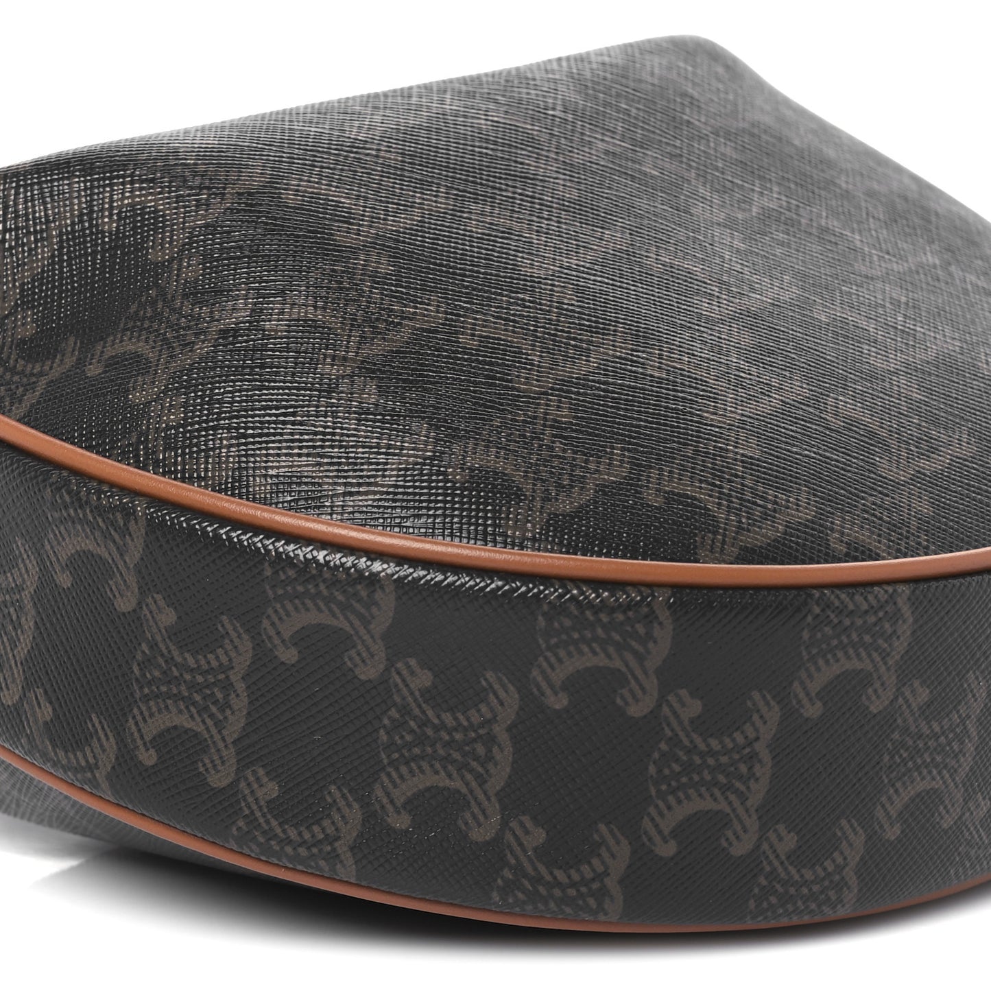 Calfskin Triomphe Canvas Teen Lulu Shoulder Bag Tan