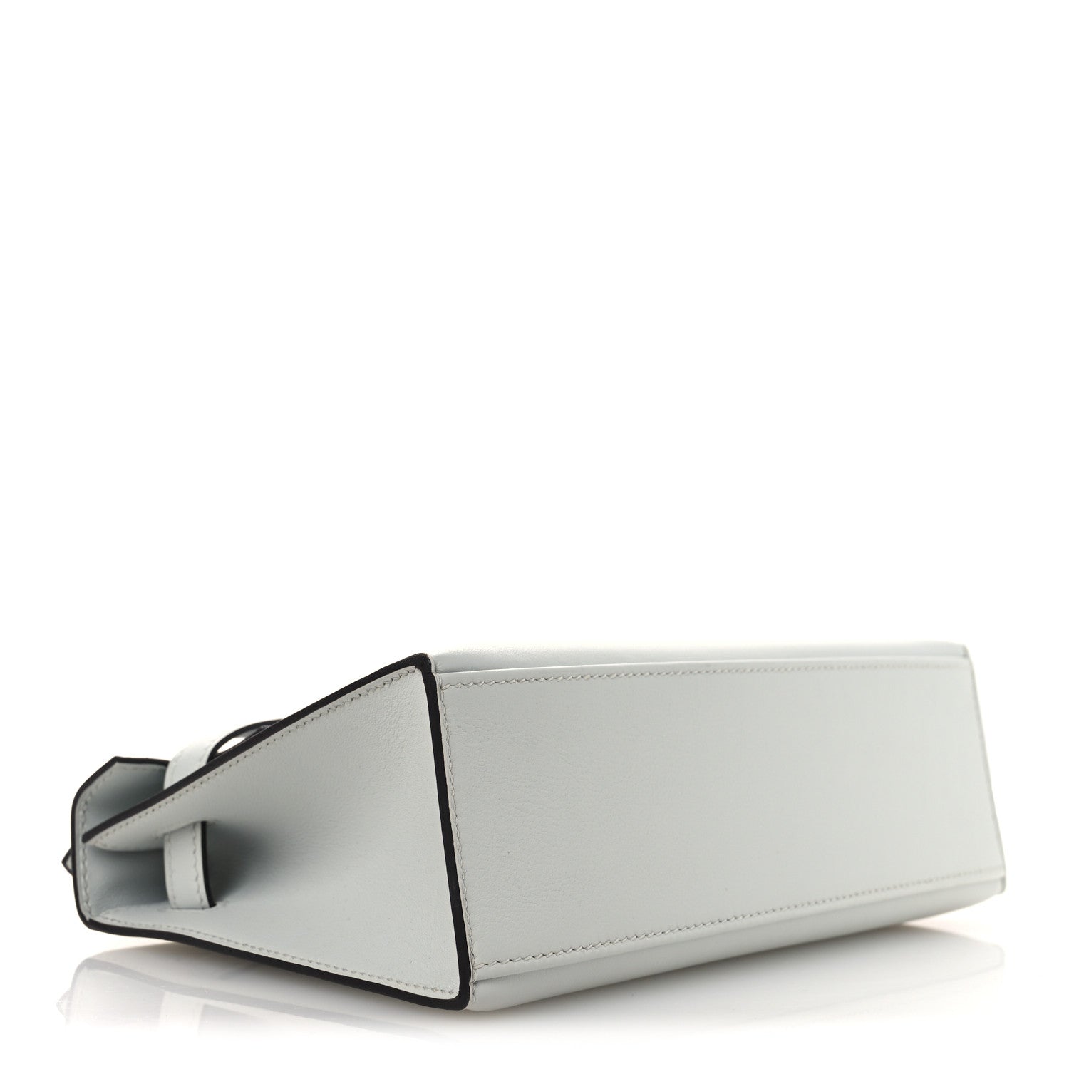 Hermes Swift Kelly Pochette Clutch Gris Platine 4 of 13