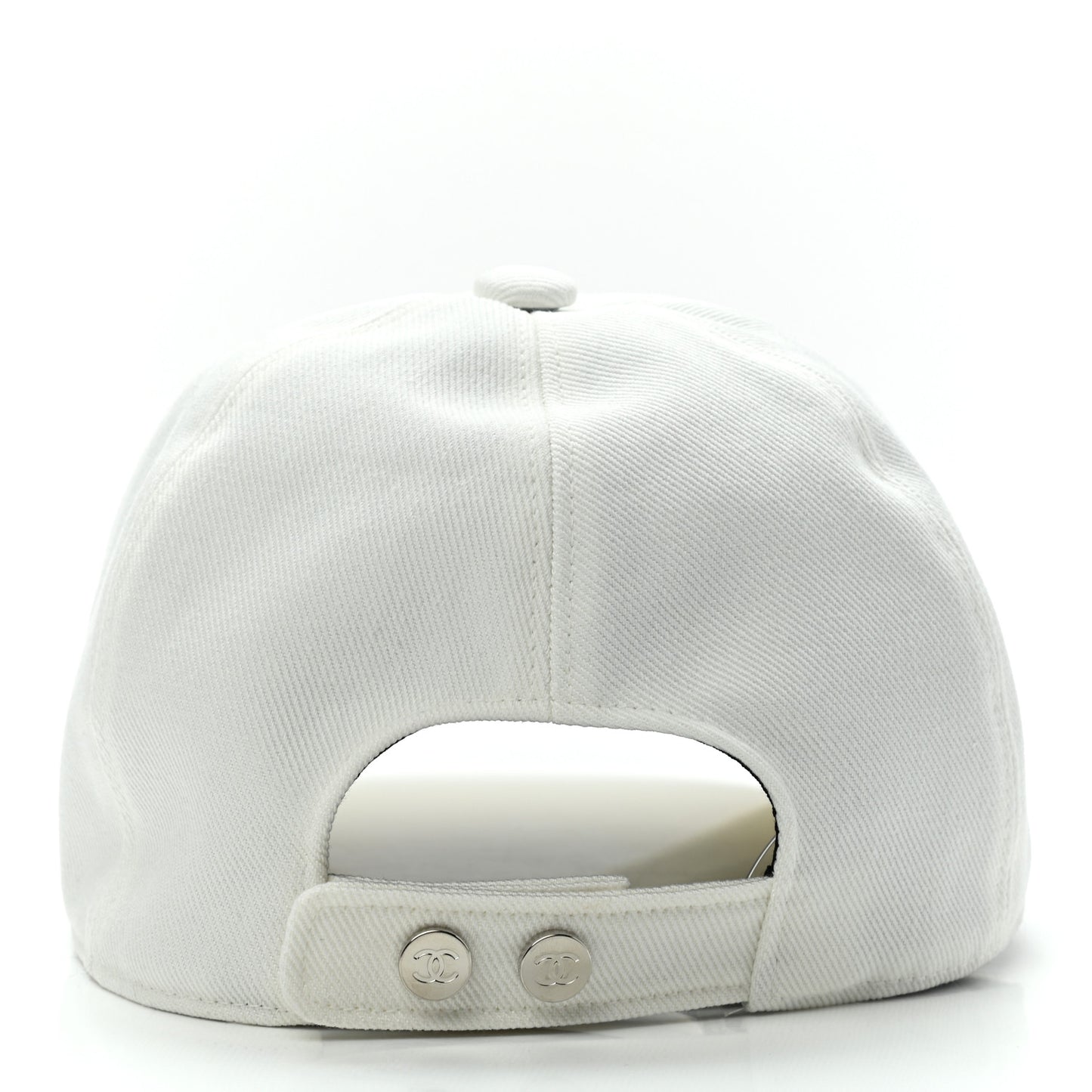 Cotton Sequin CC Cap Hat Ivory