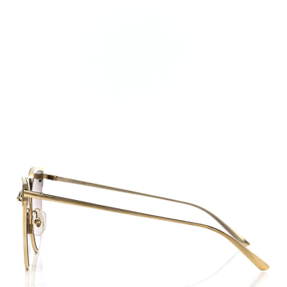 Cartier Panthere De Cartier Cat Eye Sunglasses Gold 3 of 7