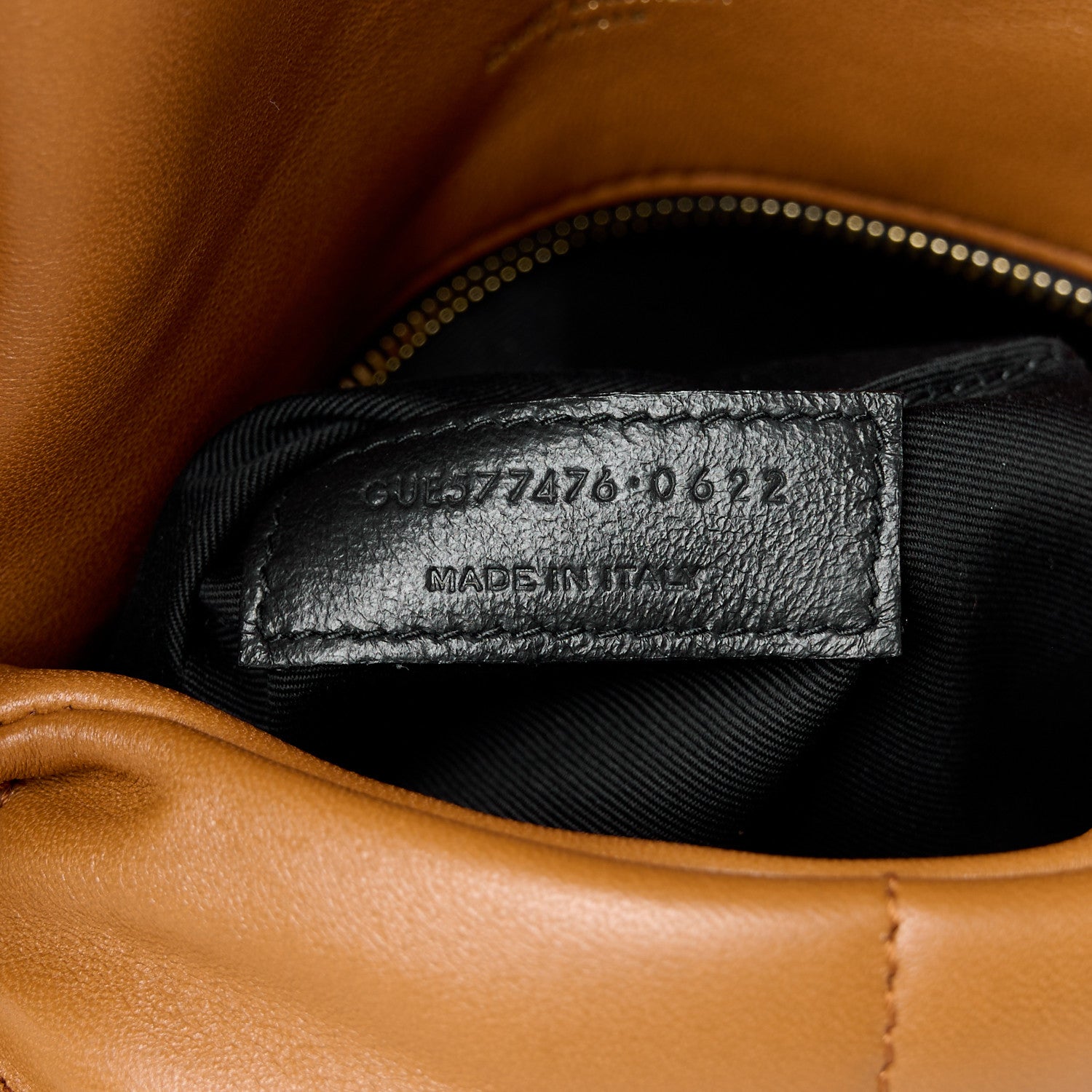 Saint Laurent Lambskin Quilted Medium Loulou Puffer Monogram Chain Satchel Miel Dark 8 of 11