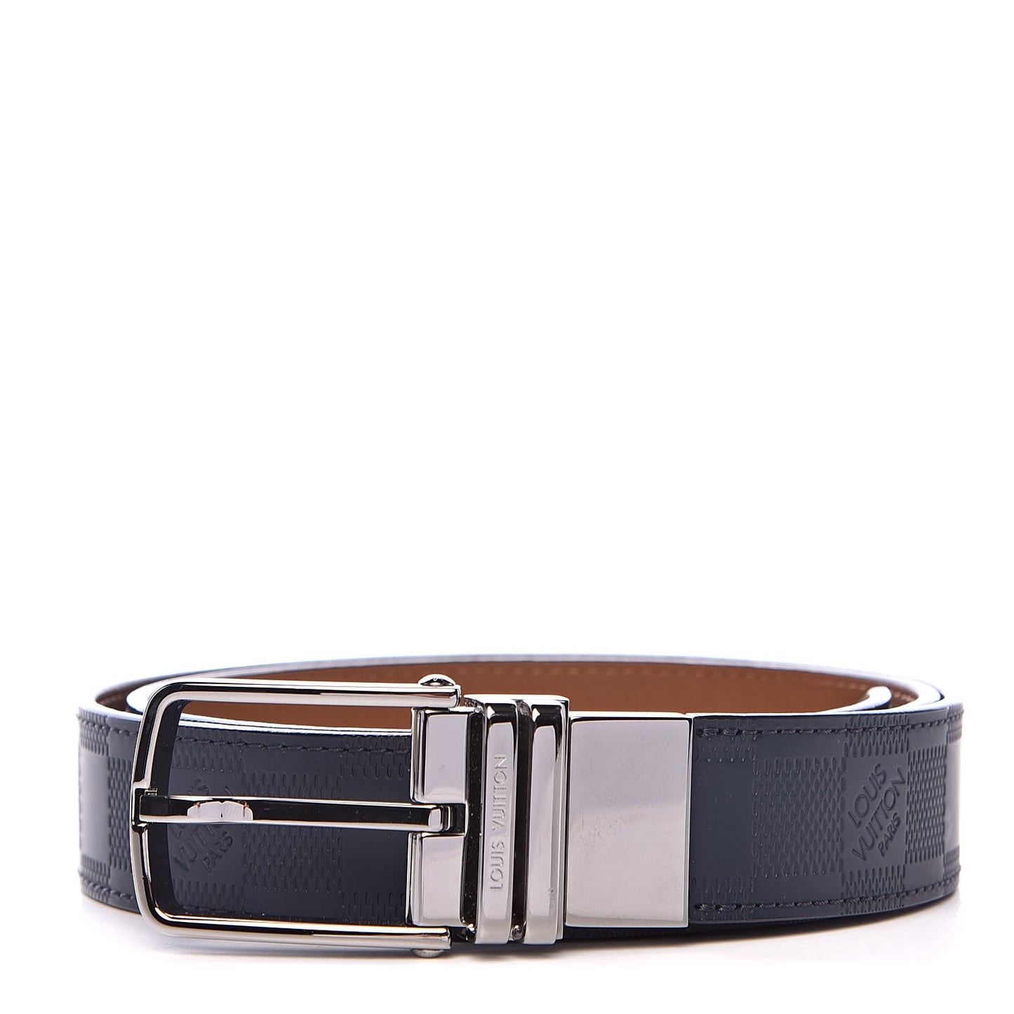 Damier Infini Calfskin Boston 30mm Reversible Belt 85 34 Cosmos