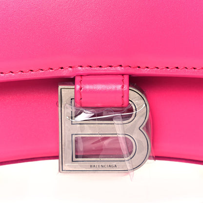Balenciaga Shiny Box Calfskin Small Hourglass Top Handle Bag Acid Fuchsia 14 of 14