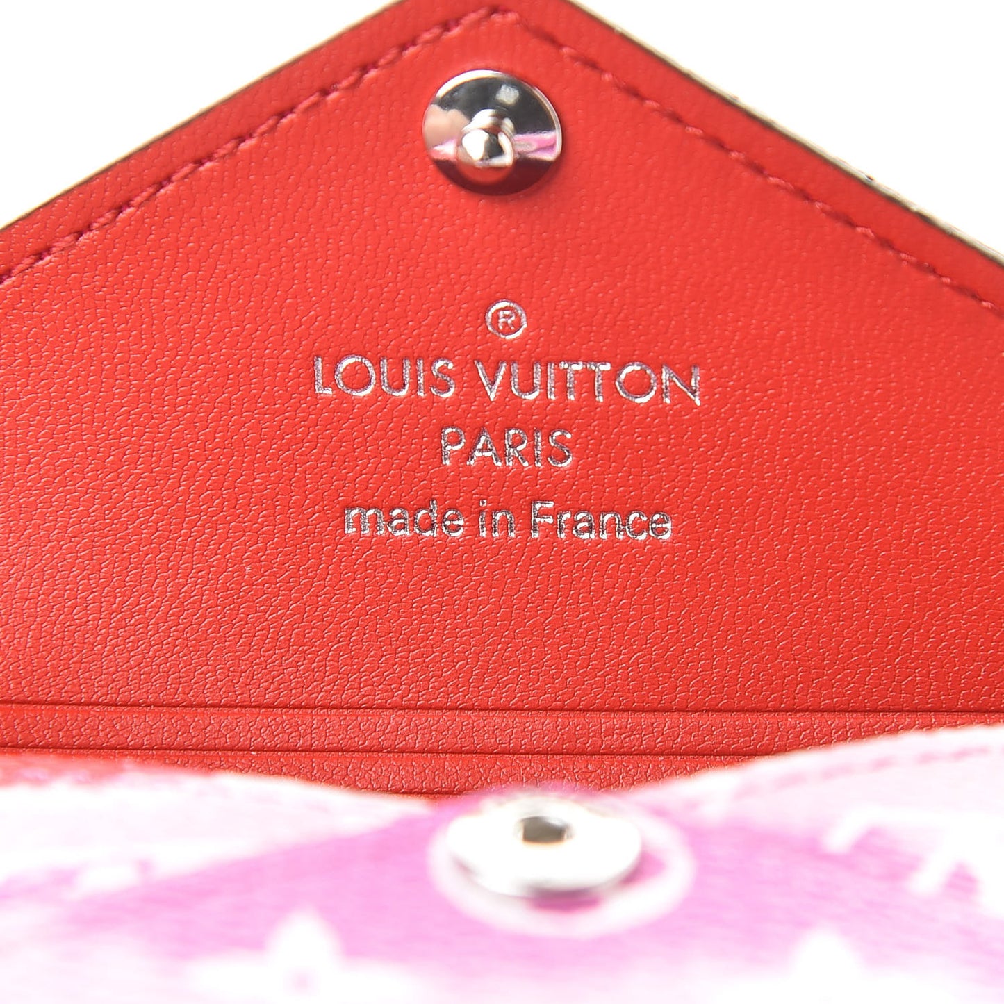 Monogram Escale Small Kirigami Pochette Insert Red