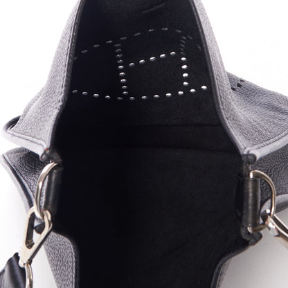 Hermes Taurillon Clemence Evelyne GM Black 8 of 10
