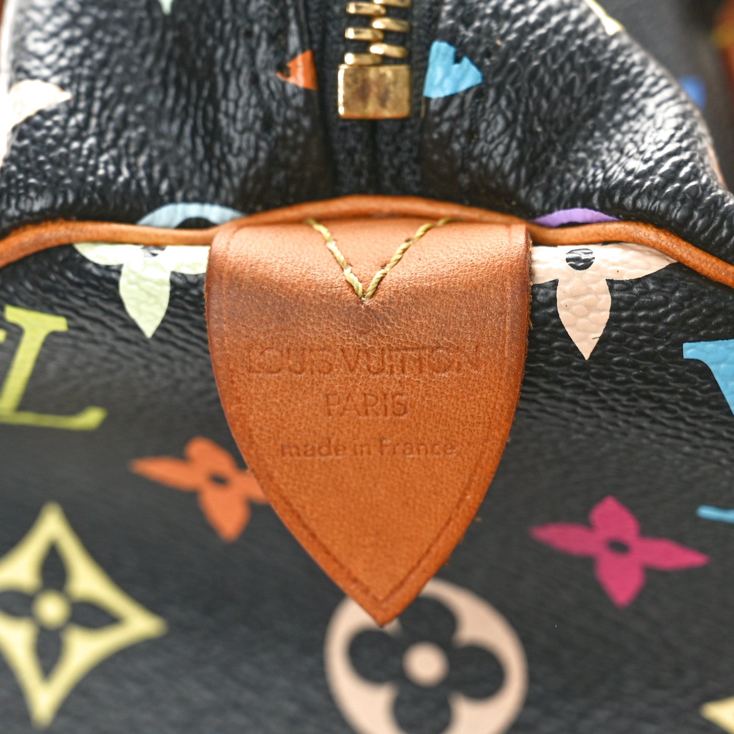 Louis Vuitton Monogram Multicolor Speedy 30 Black 6 of 15