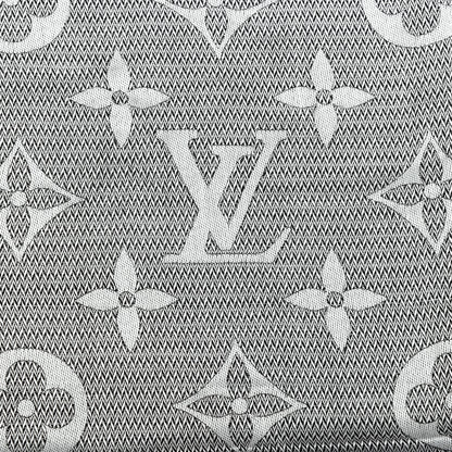 Louis Vuitton Silk Wool Beyond Monogram Shawl Silver 2 of 4
