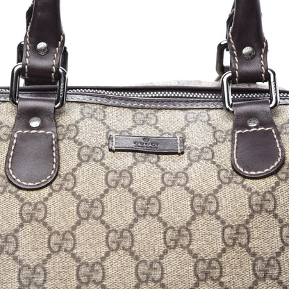 Gucci GG Plus Monogram Large Duffle Bag Dark Brown 12 of 12