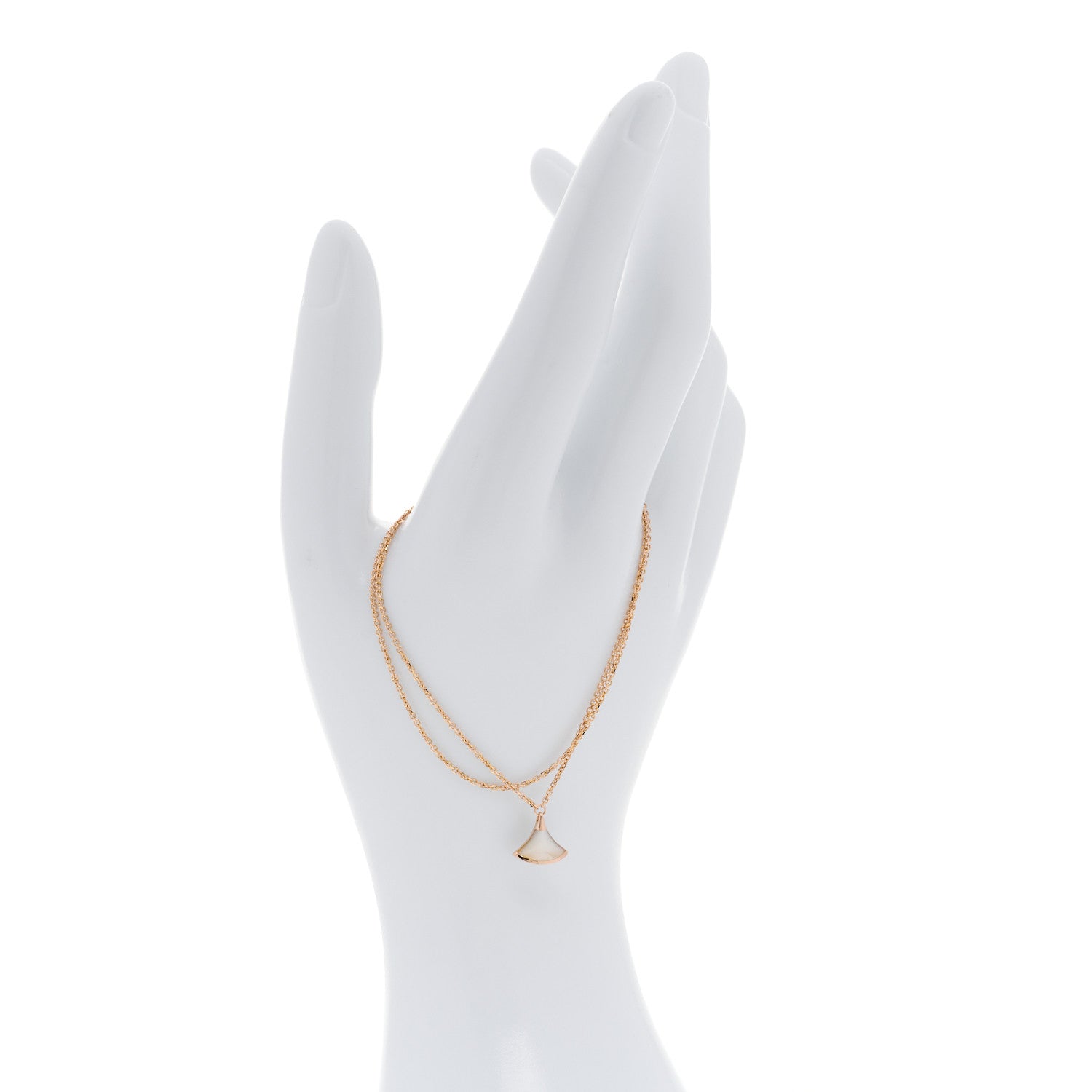 Bulgari 18K Rose Gold Mother of Pearl Divas' Dream Bracelet SM 2 of 5