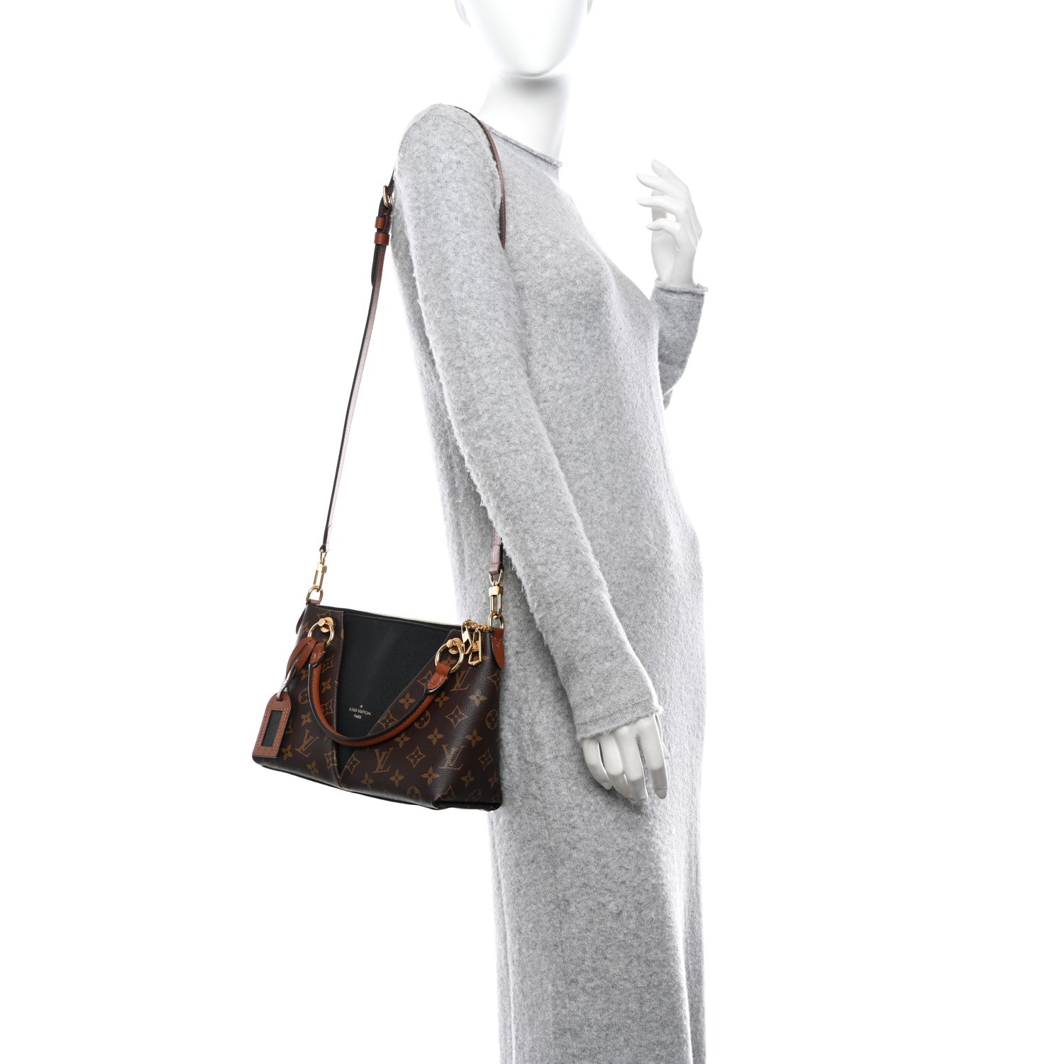 Louis Vuitton Monogram V Tote BB Black 10 of 10