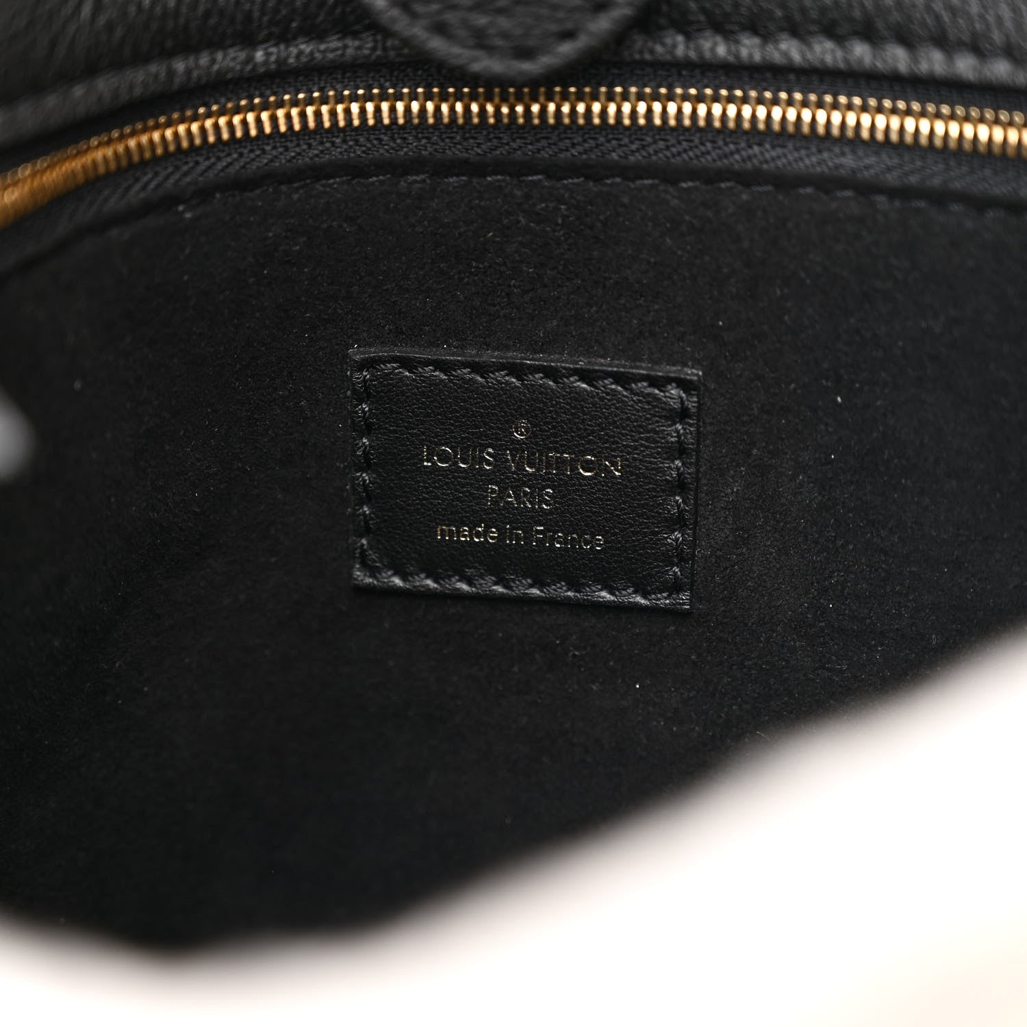 Louis Vuitton Grained Calfskin Shearling On My Side PM Black 9 of 11