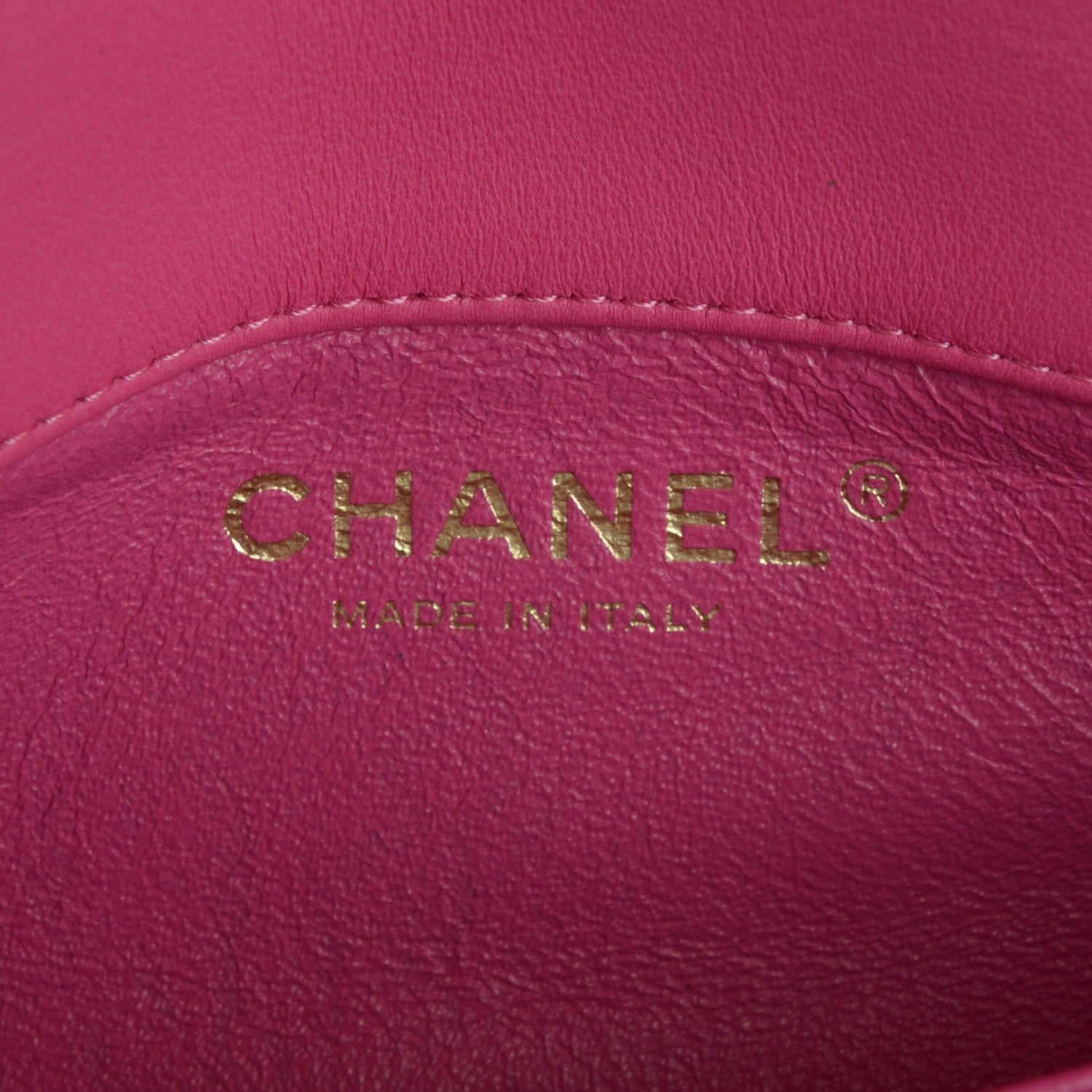 Chanel Lambskin Chevron Quilted Extra Mini Flap Pink 6 of 8