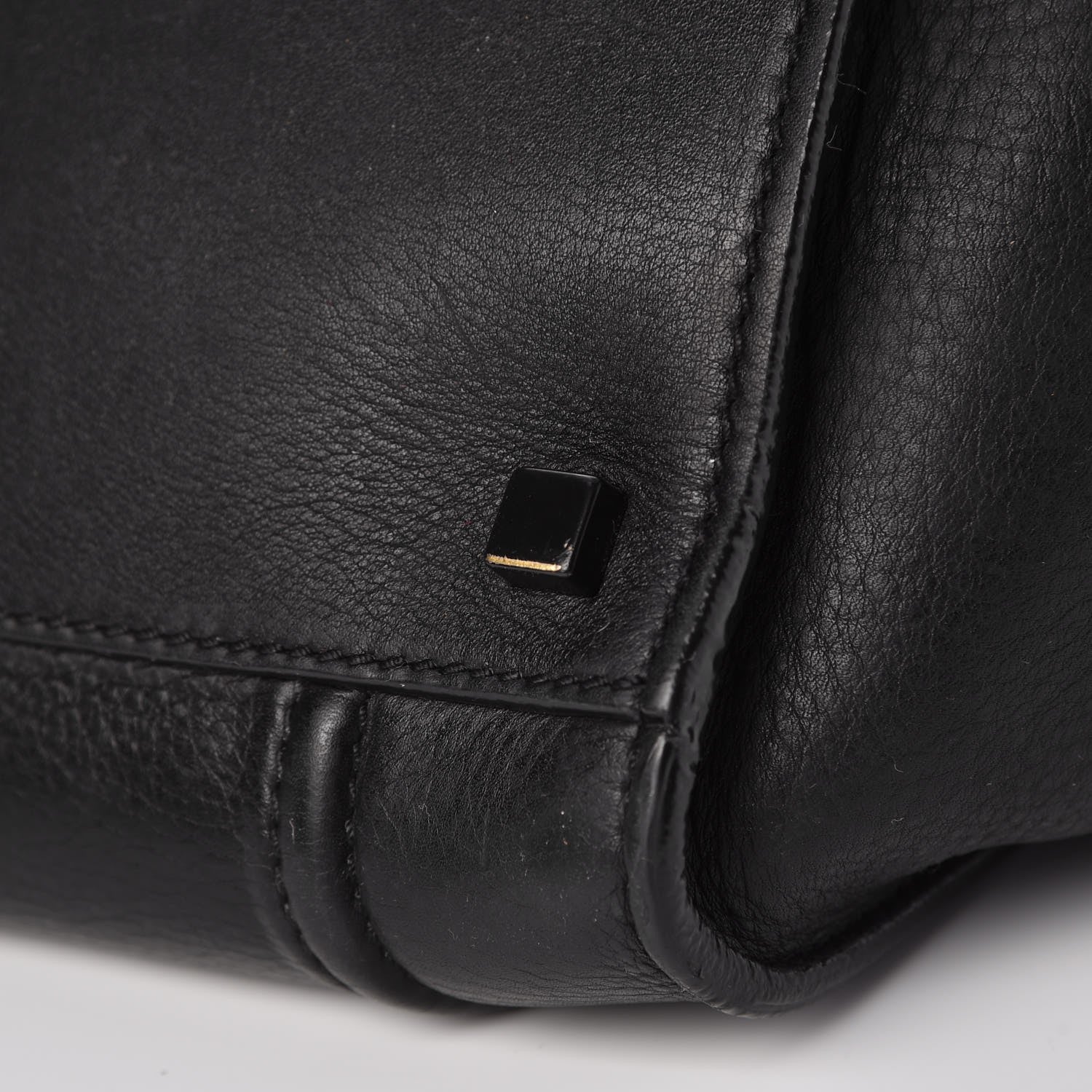 Celine Supple Calfskin Medium Phantom Luggage Black 10 of 15