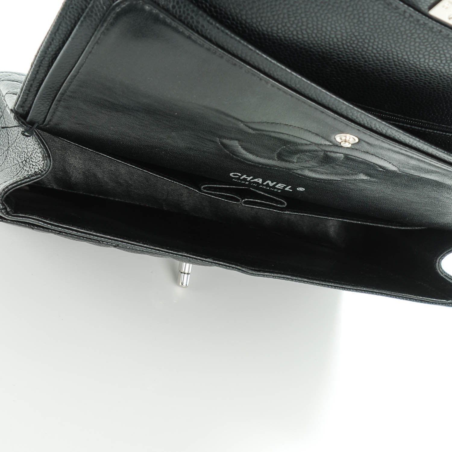 Chanel Caviar Quilted Medium Double Flap Black 5 of 8