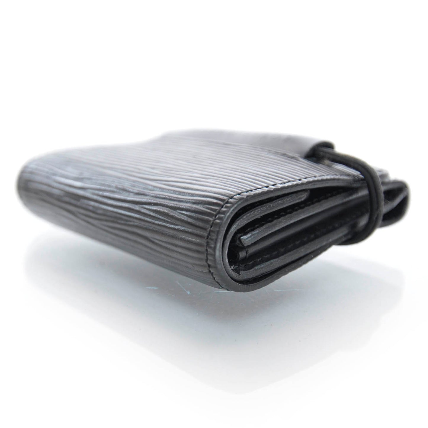 Epi Porte-Monnaie Elastique Wallet Black